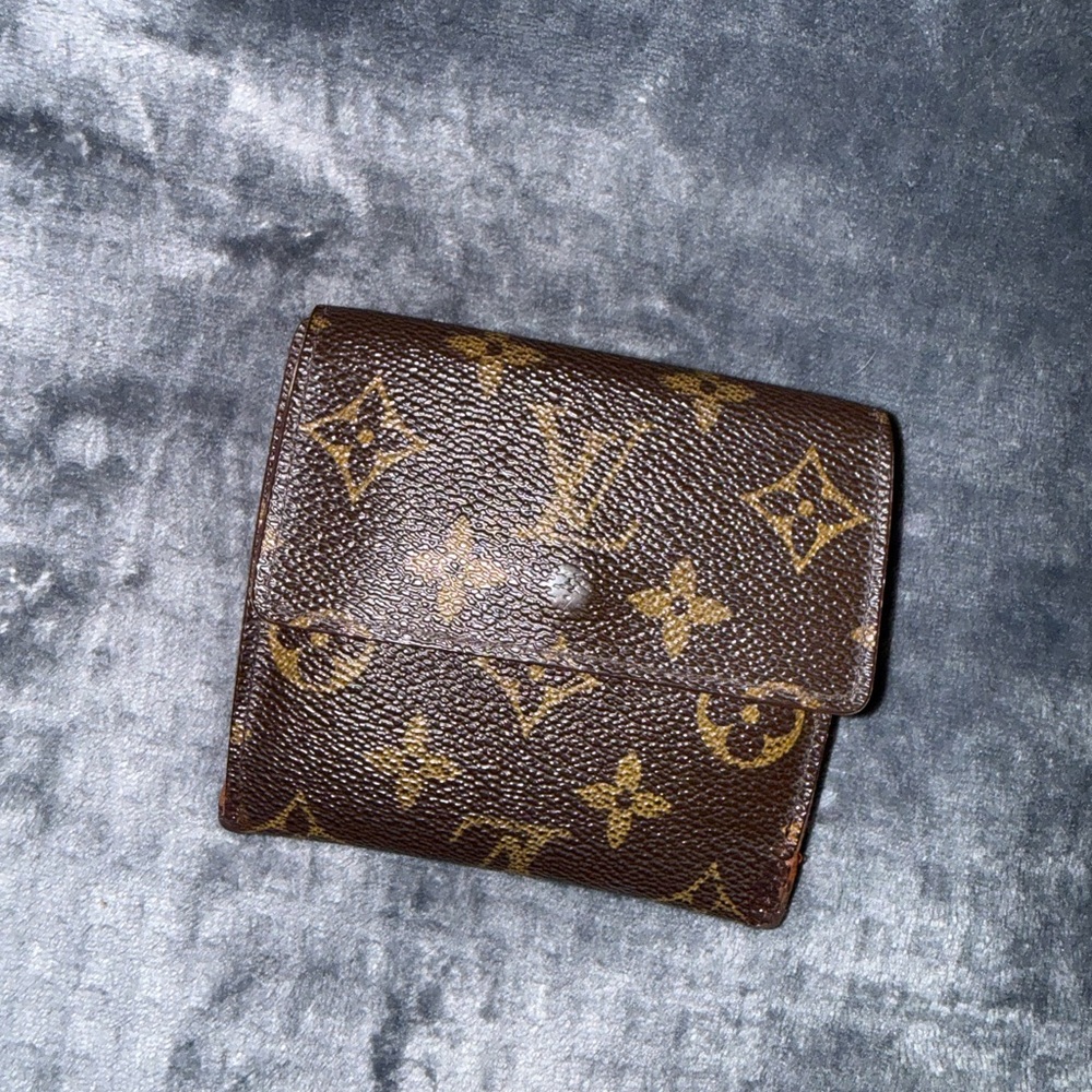 Louis Vuitton Brown and Gold Monogram Wallet